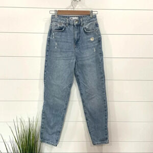 Zara High Waisted Mom Jeans 2